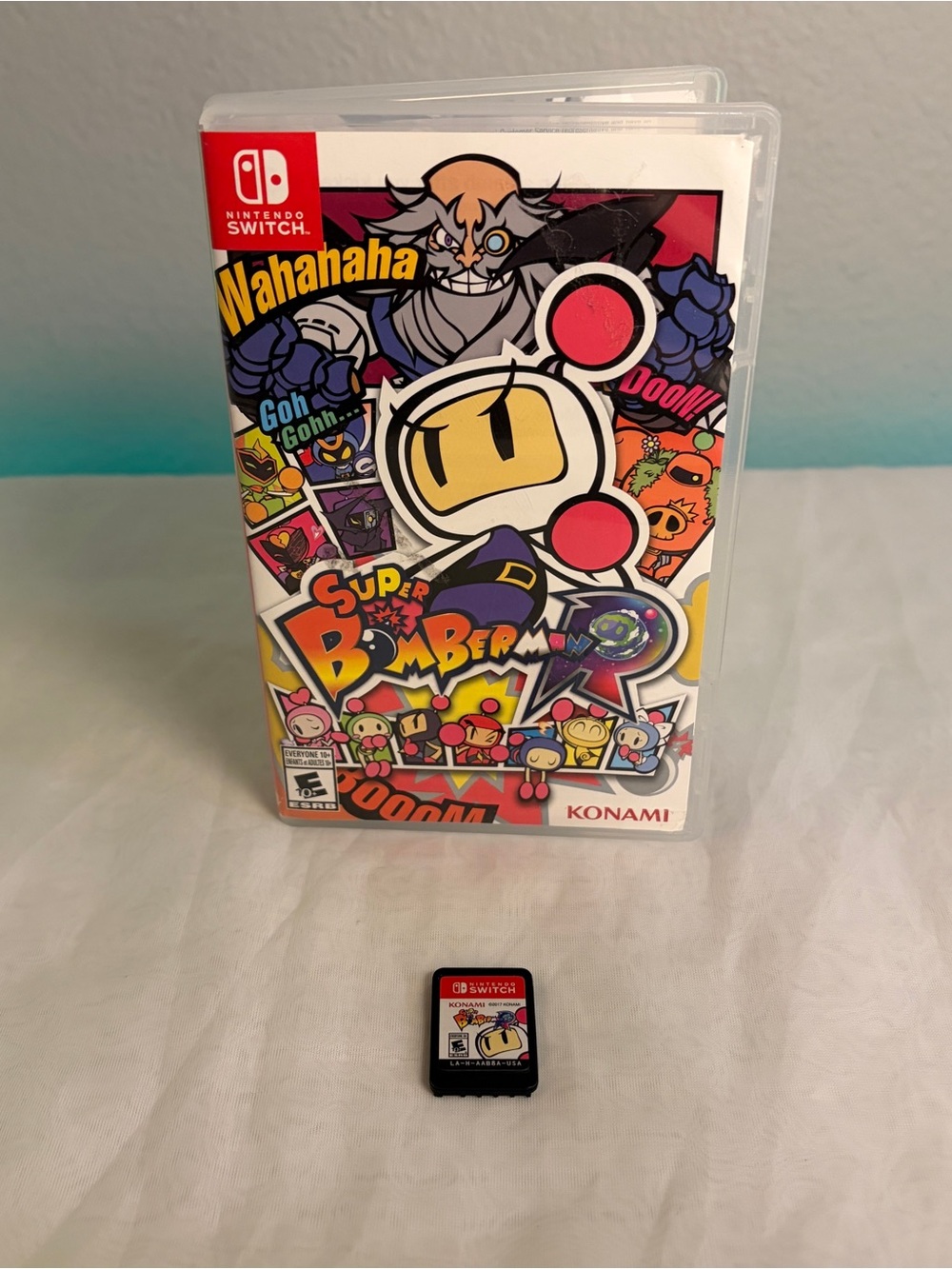 Super Bomberman R (Nintendo Switch, 2017) Tested & Works CIB Videogame
